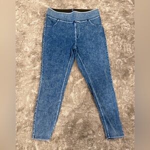 NEW NWOT Halara Flex High Waisted Leggings Jeggings Skinny Jean Denim  Women's L